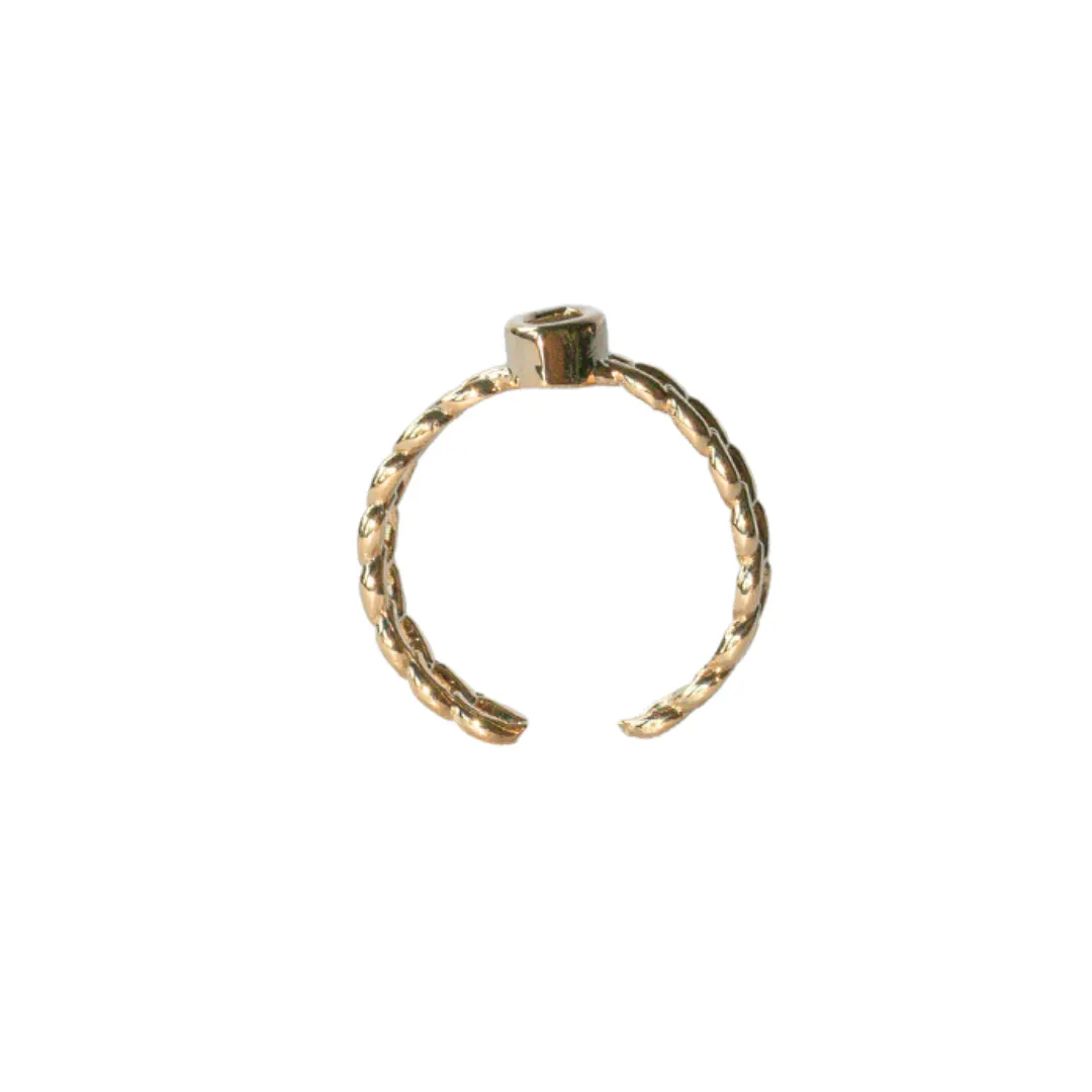 Adjustable Marquise Ring