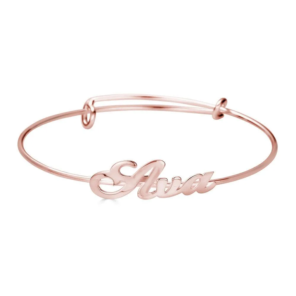 Adjustable Name Bangle