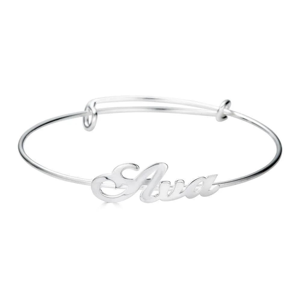 Adjustable Name Bangle