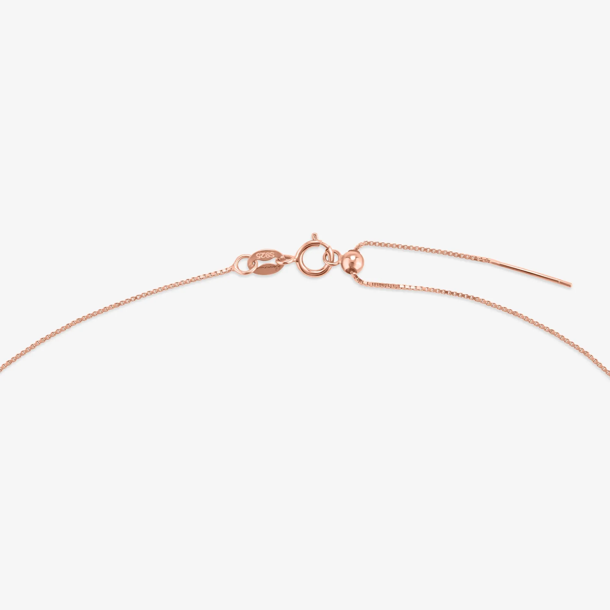 Adjustable silver chain