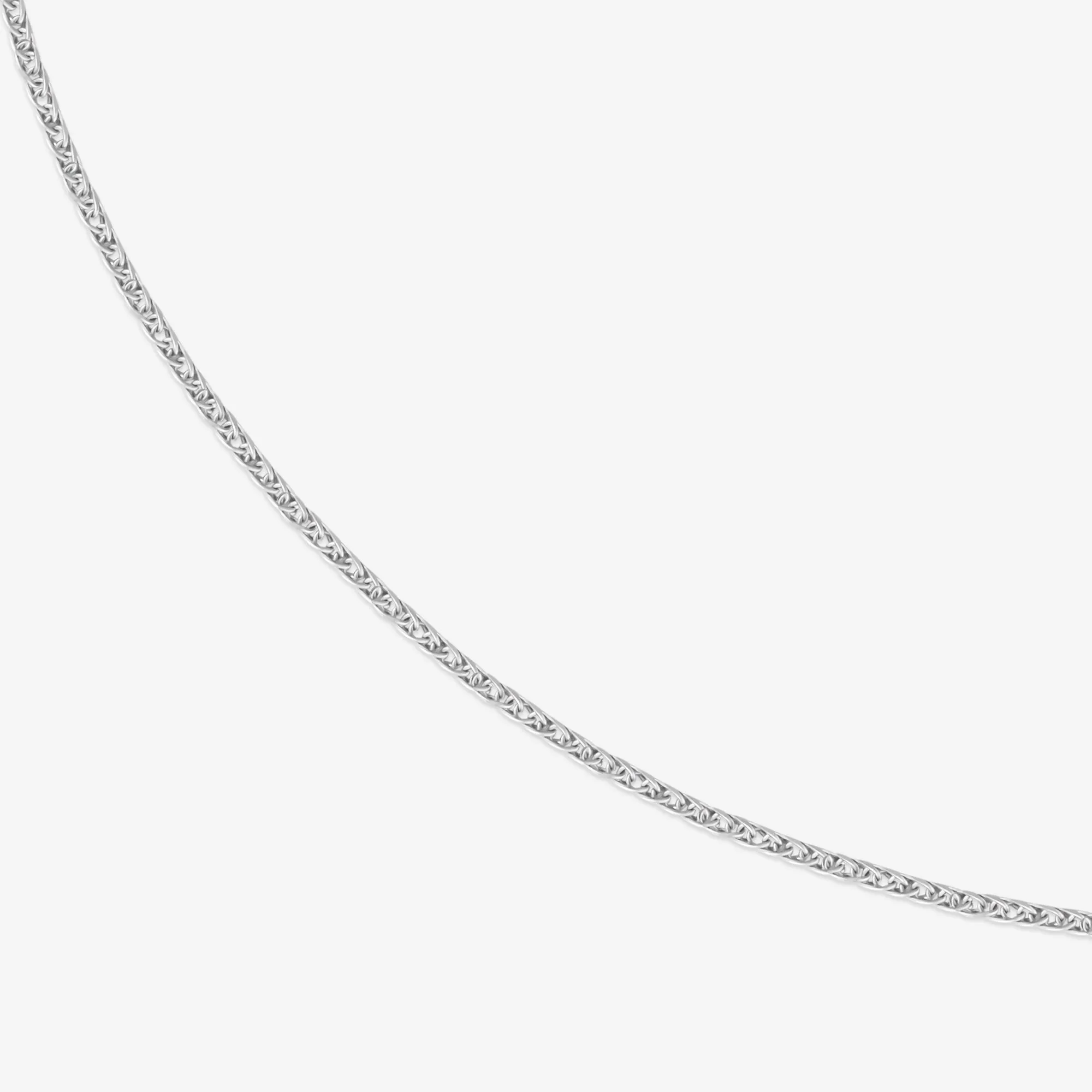 Adjustable silver chain