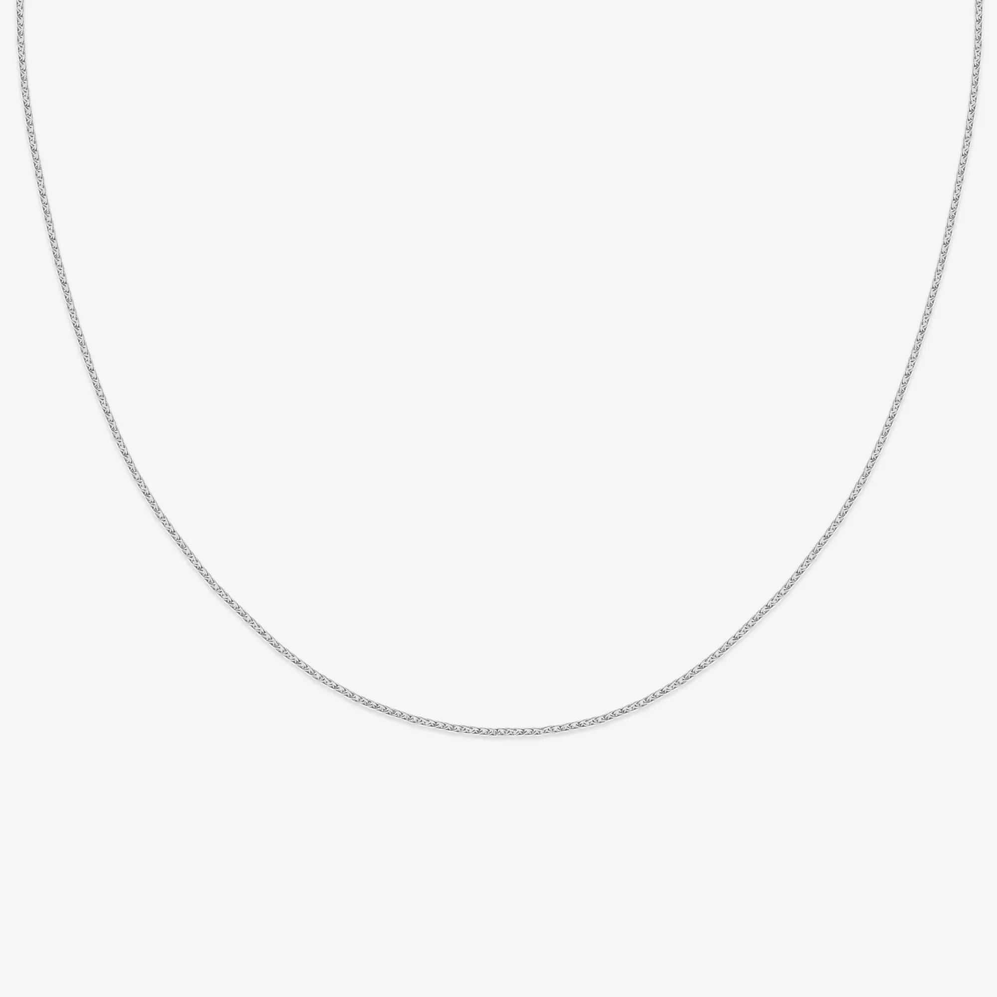 Adjustable silver chain