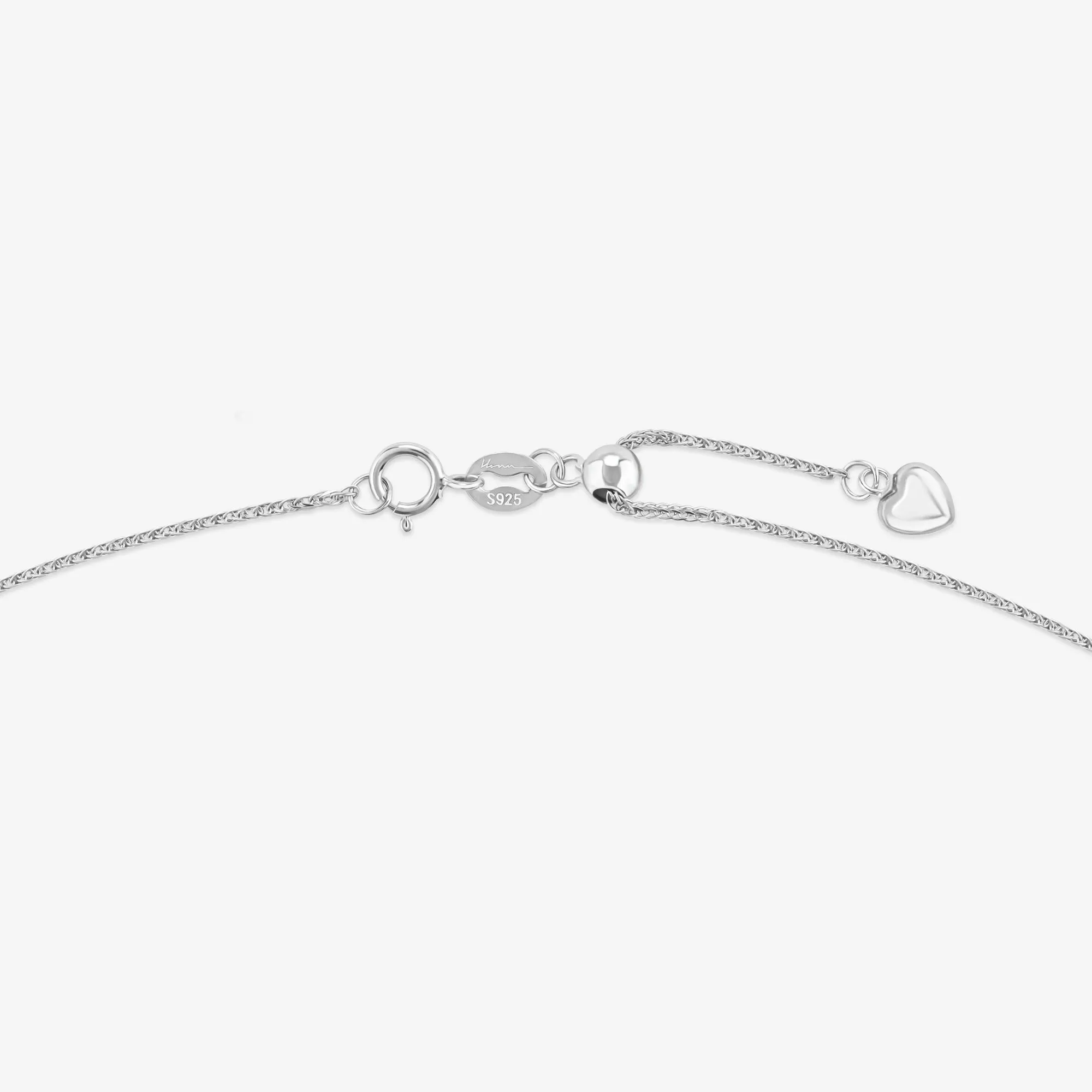 Adjustable silver chain