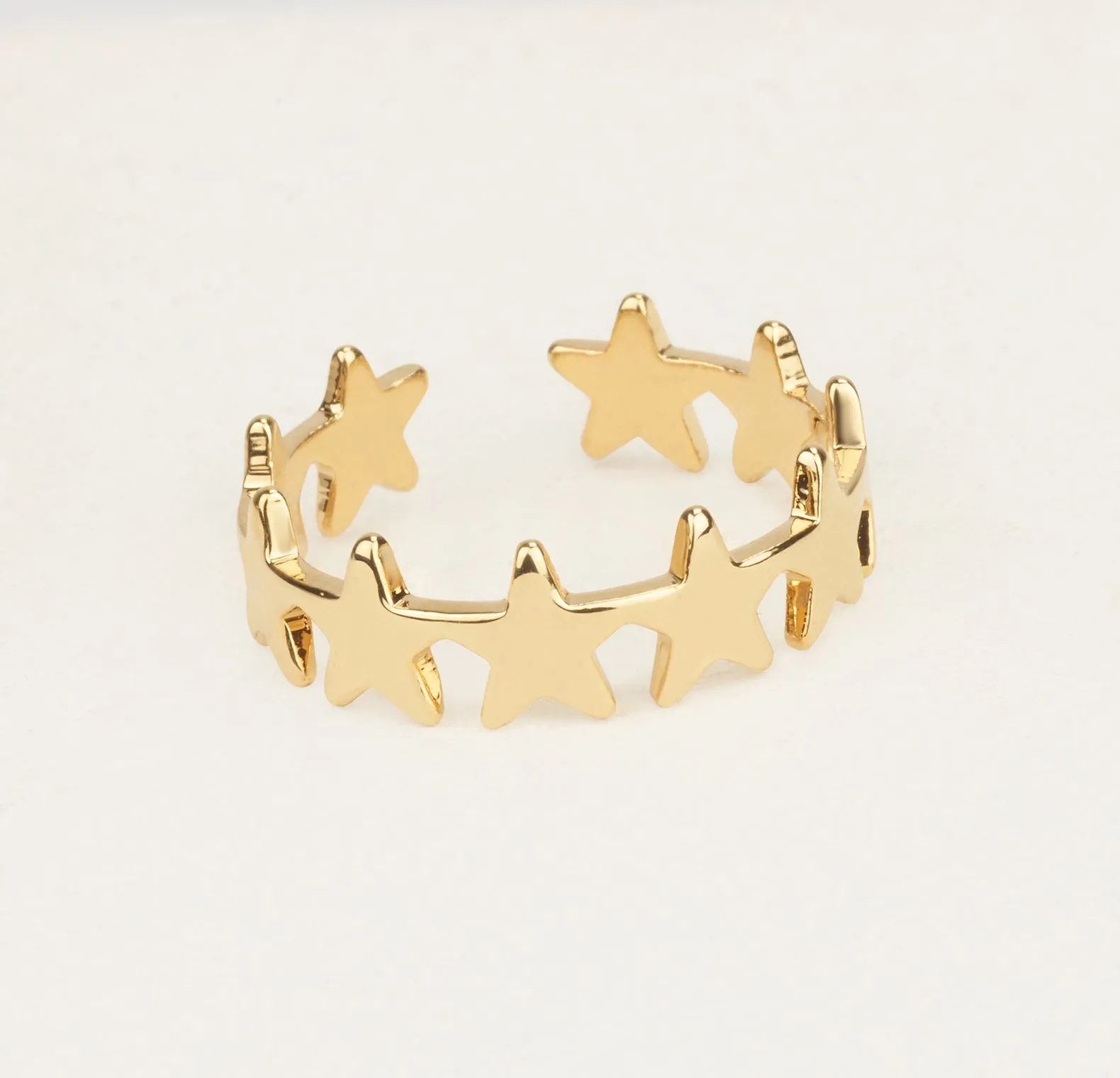 Adjustable Stars Ring