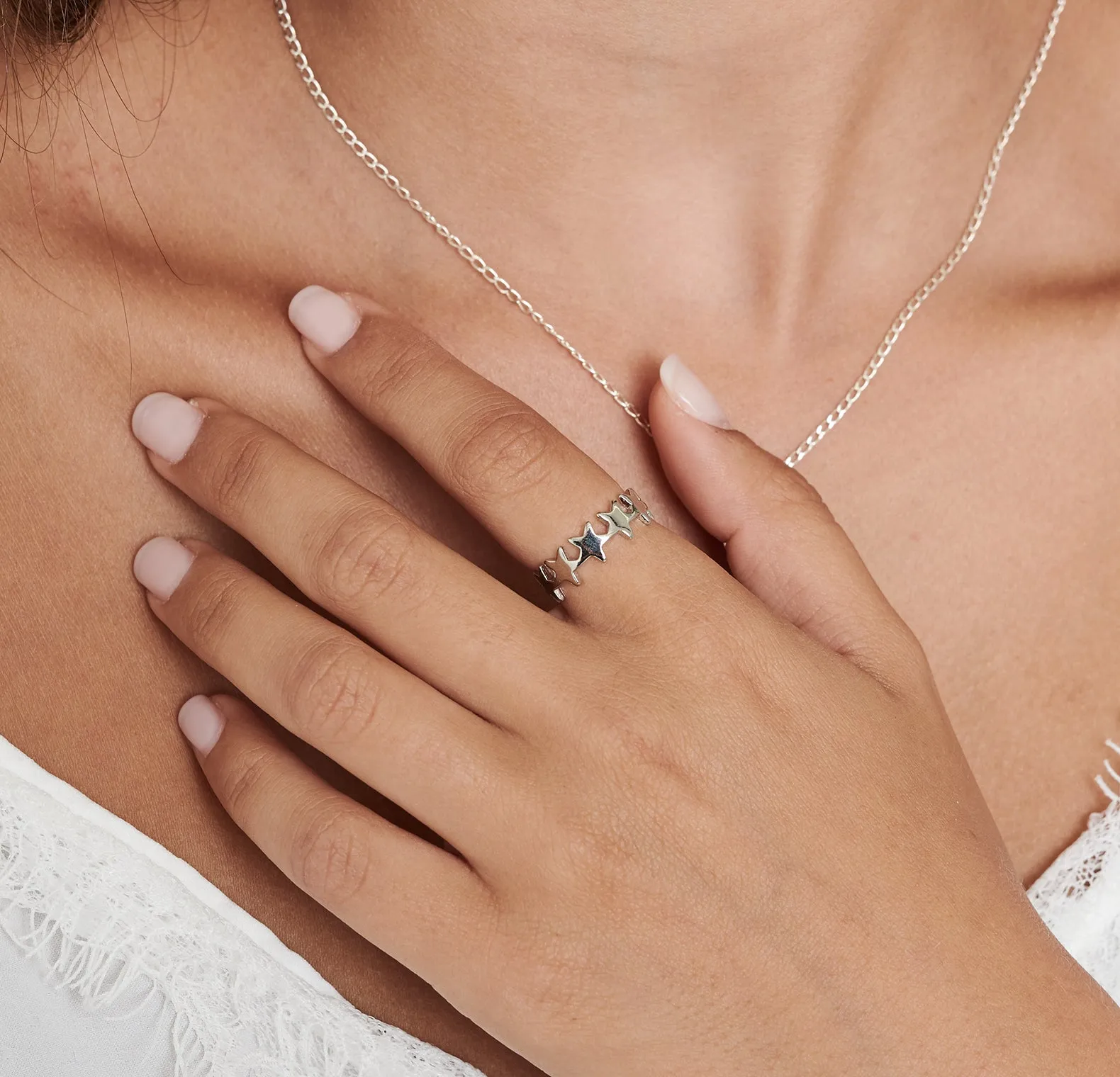 Adjustable Stars Ring