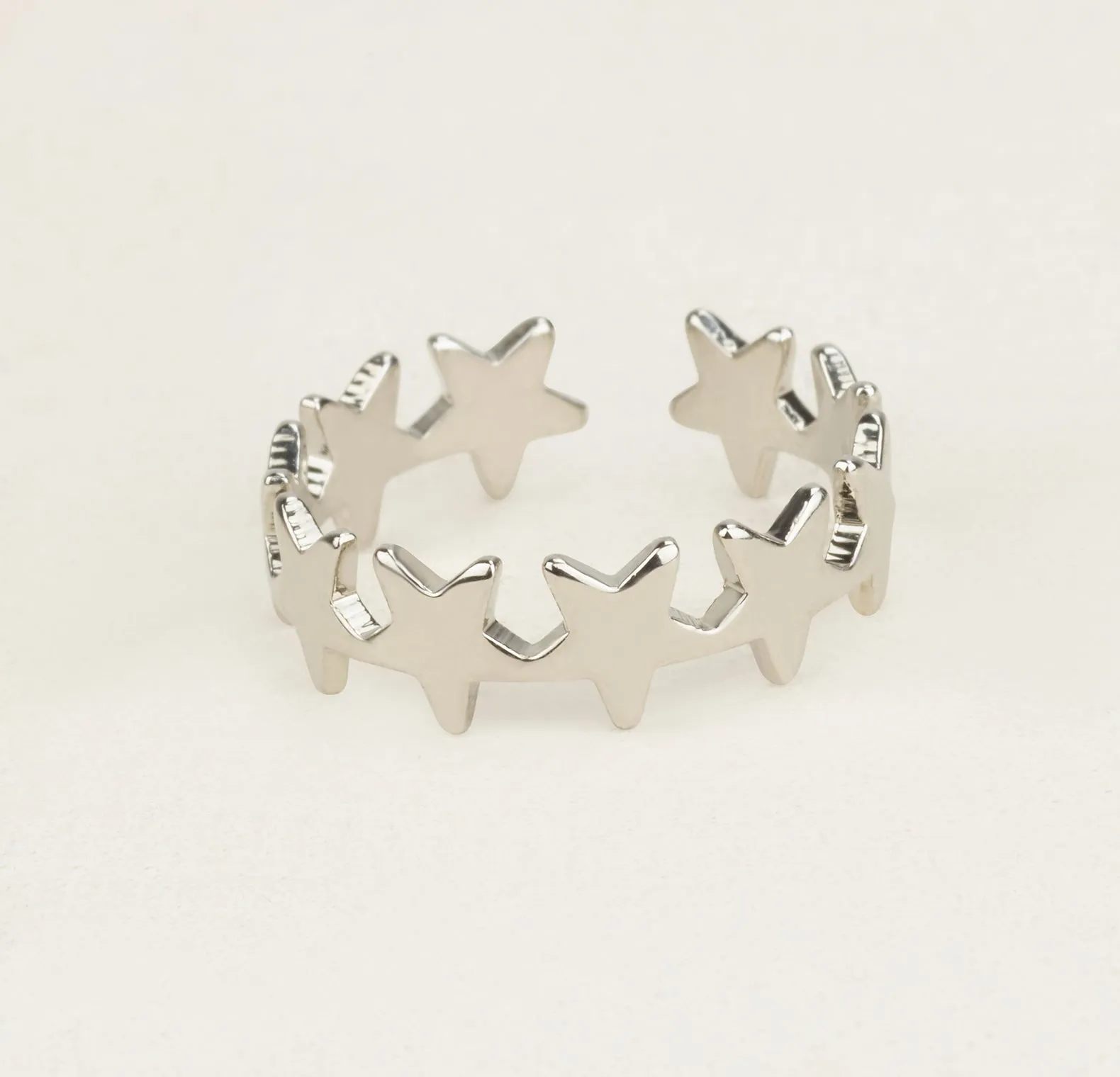 Adjustable Stars Ring