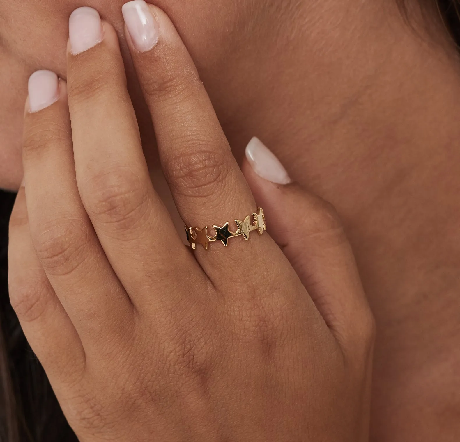 Adjustable Stars Ring
