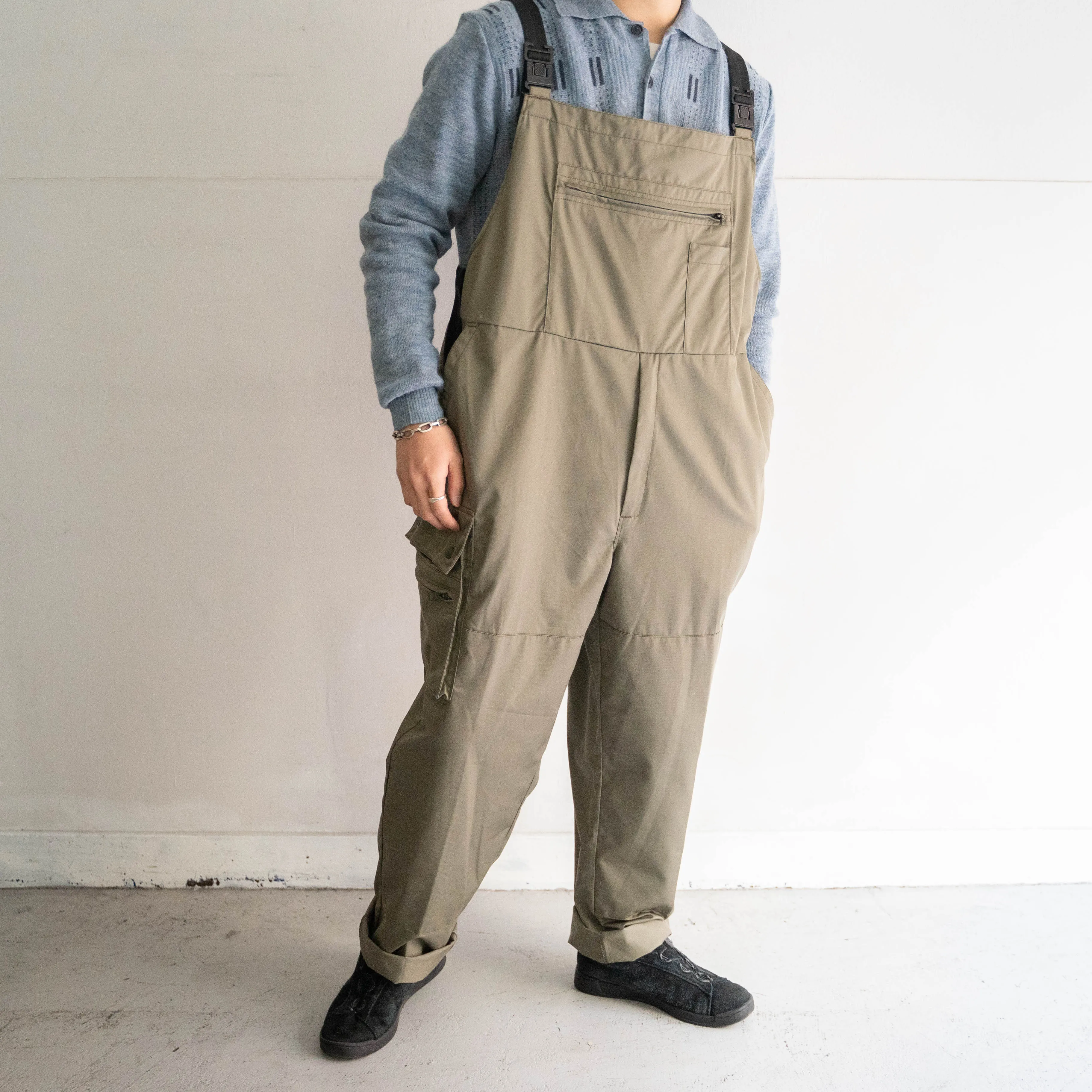 around 1990s Swiss military cotton × poly tech overall 'dead stock'