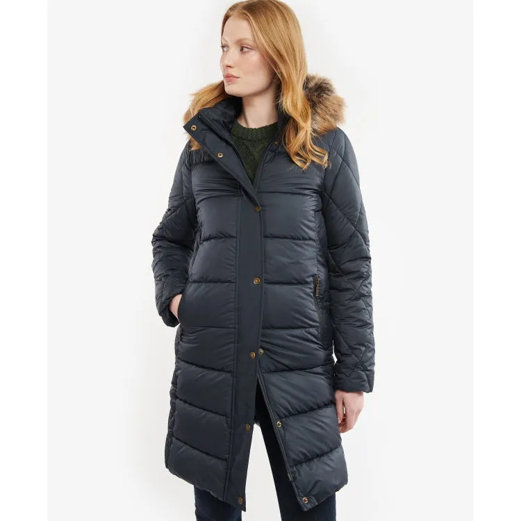 Barbour Ladies Daffodil Quilt Jacket - Navy