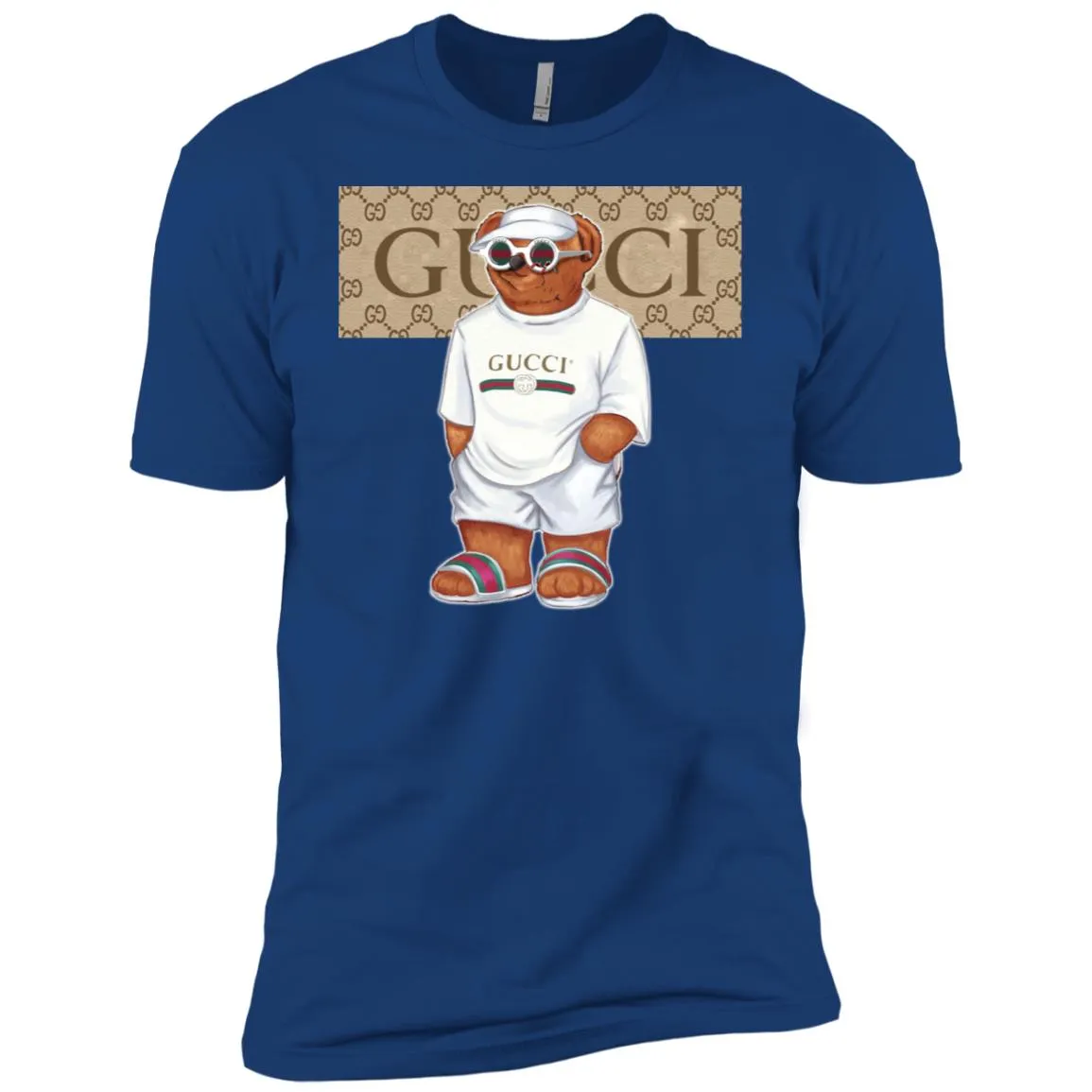 Best Life Gucci Bear T-shirt Men Short Sleeve T-Shirt