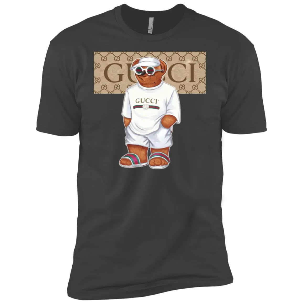 Best Life Gucci Bear T-shirt Men Short Sleeve T-Shirt