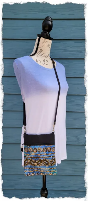 Blue/Black Cool Metallic Batik