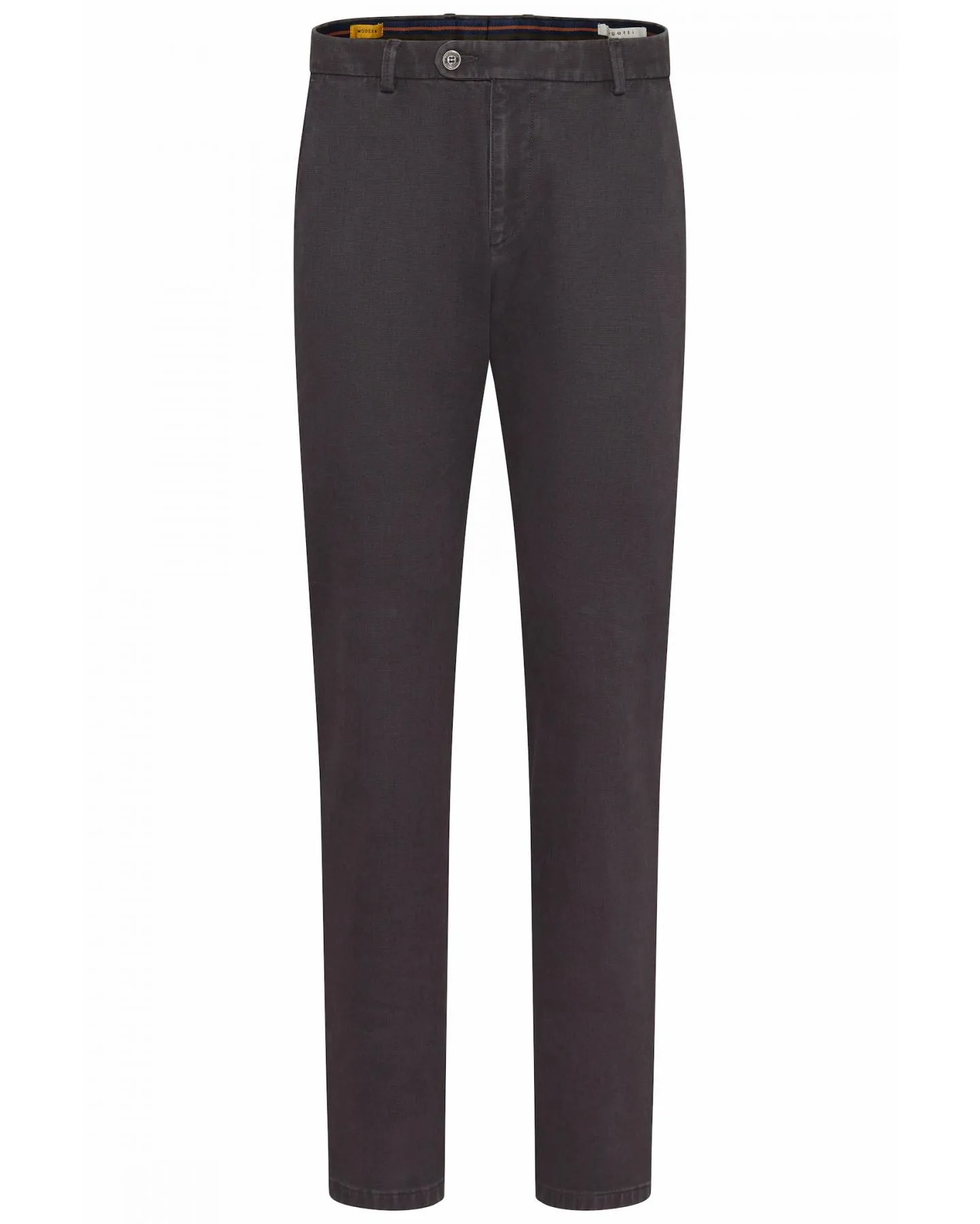 Bugatti - Dark Grey Chinos Made Of Elastic Cotton Blend