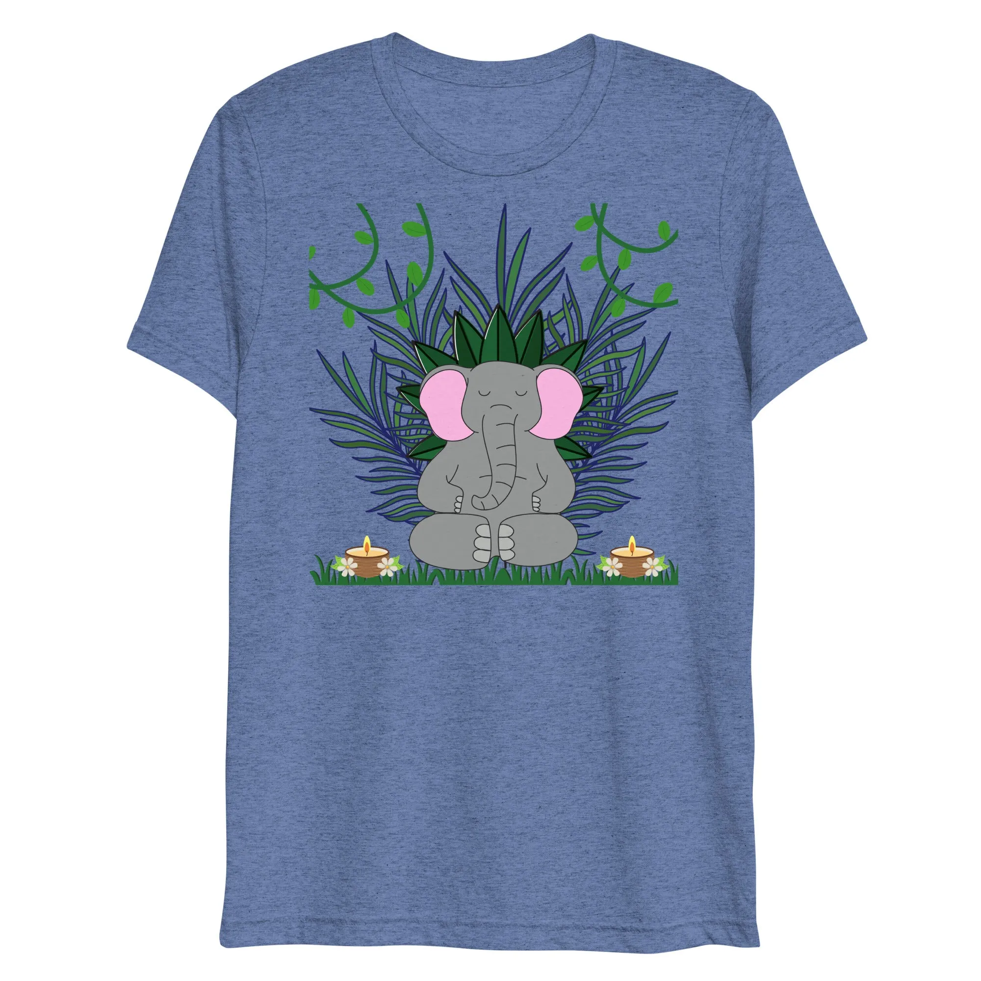 Elephant tree print design unisex t shirt