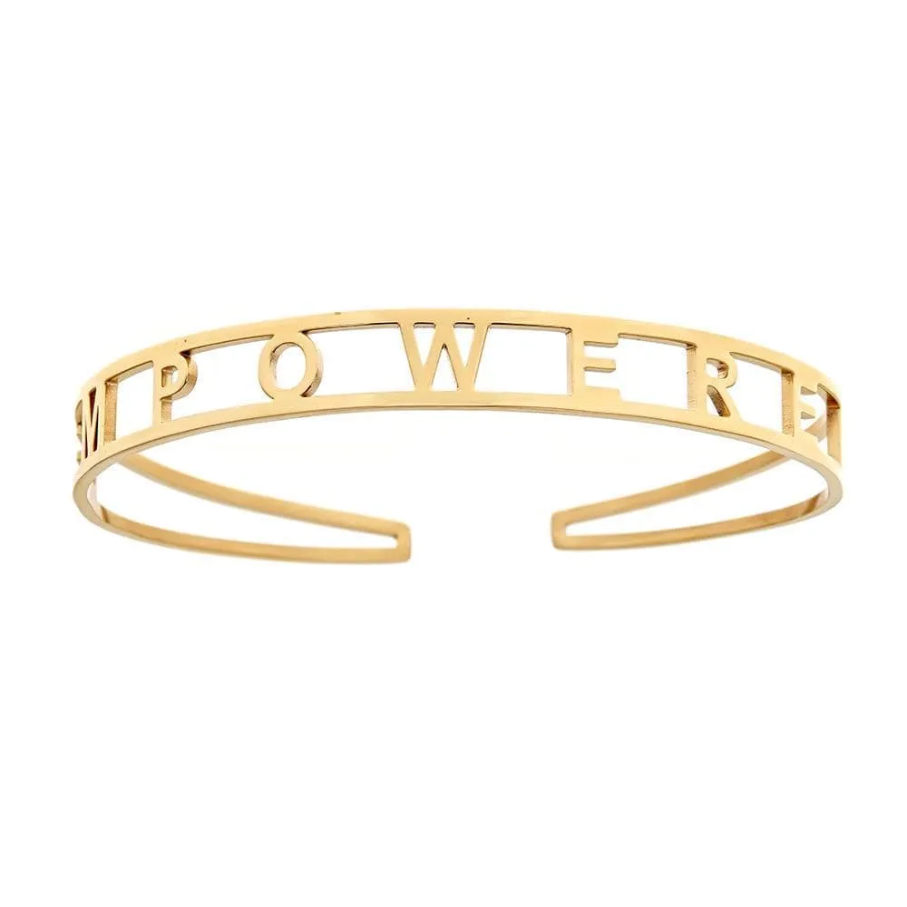 Empowered Adjustable Bangle