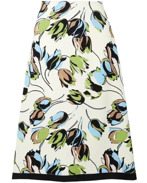 Floral Midi Skirt