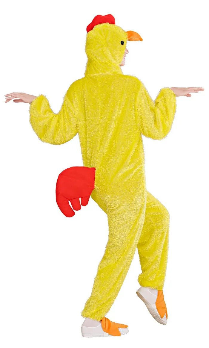 Gelbes Huhn Plüschkostüm unisex