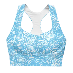 God's Louloudia Blue Longline sports bra
