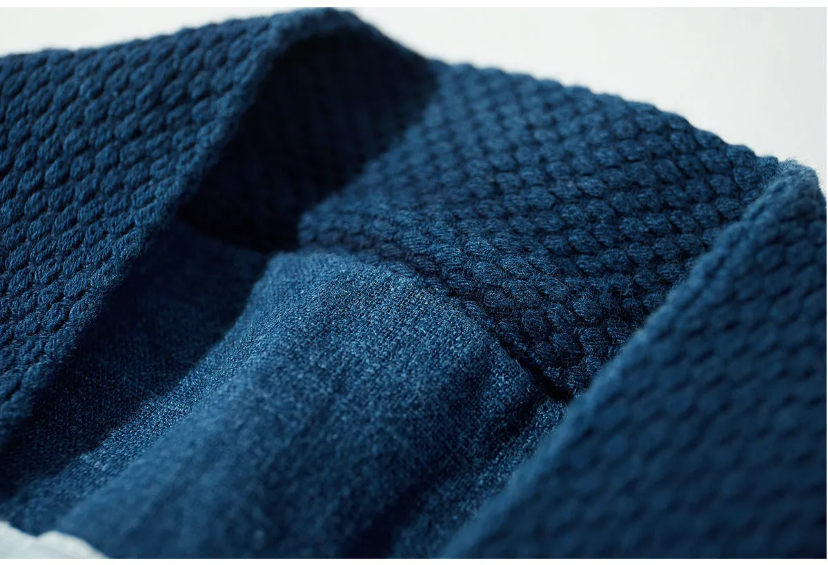 Indigo Kendo Sashiko Kimono Jacket