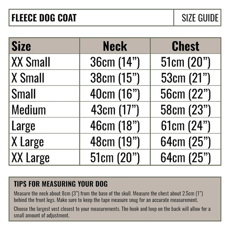 Jack Pyke Fleece Dog Coat - Dark Olive