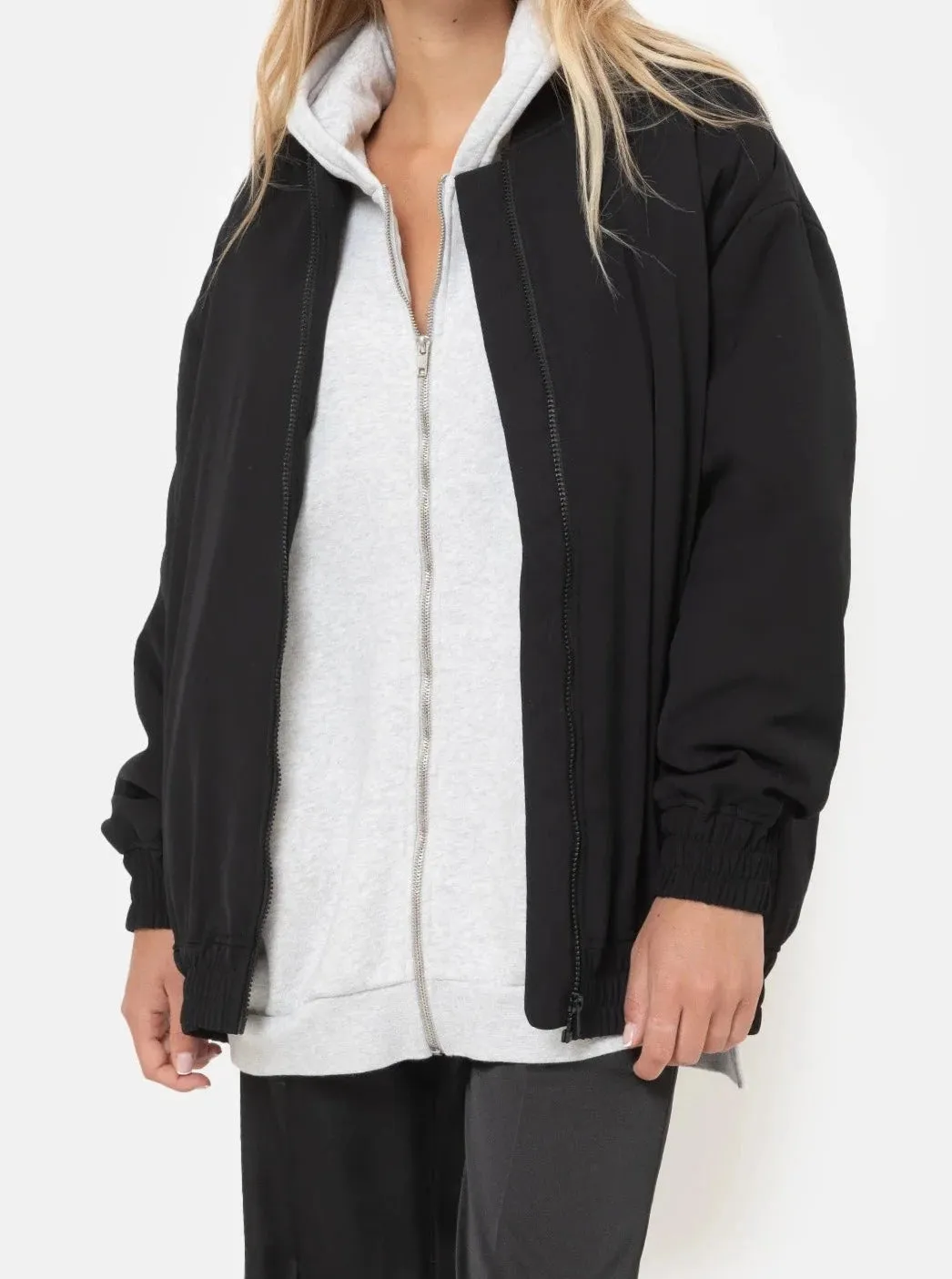 JALOUSE PADDED BOMBER | BLACK