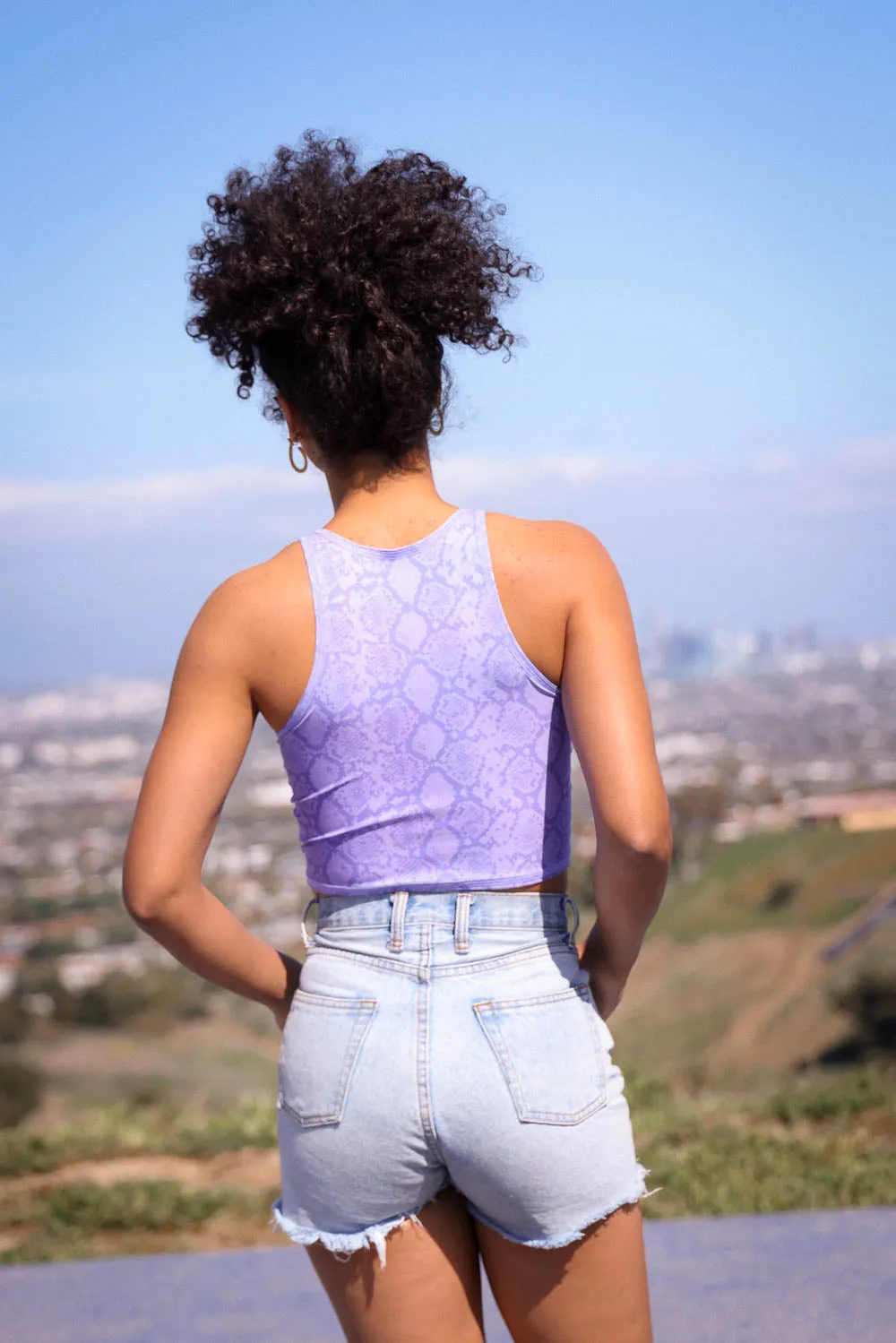 Lilac Snake Mermaid Tank ♡