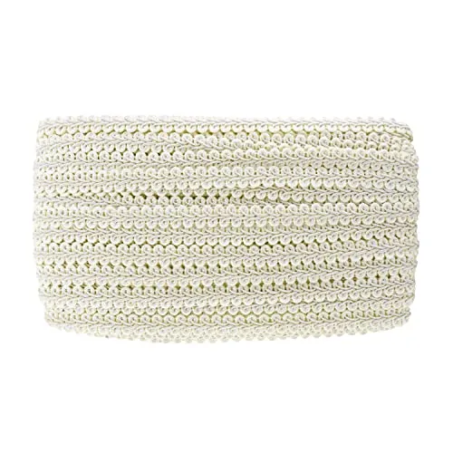 Mandala Crafts Gimp Braid Trim Roll French Braided Trim Ribbon Gold Trim for Sewing  Decorative Gold Fabric Trim by The Yard for Curtain Trim Flat Upholstery Trim