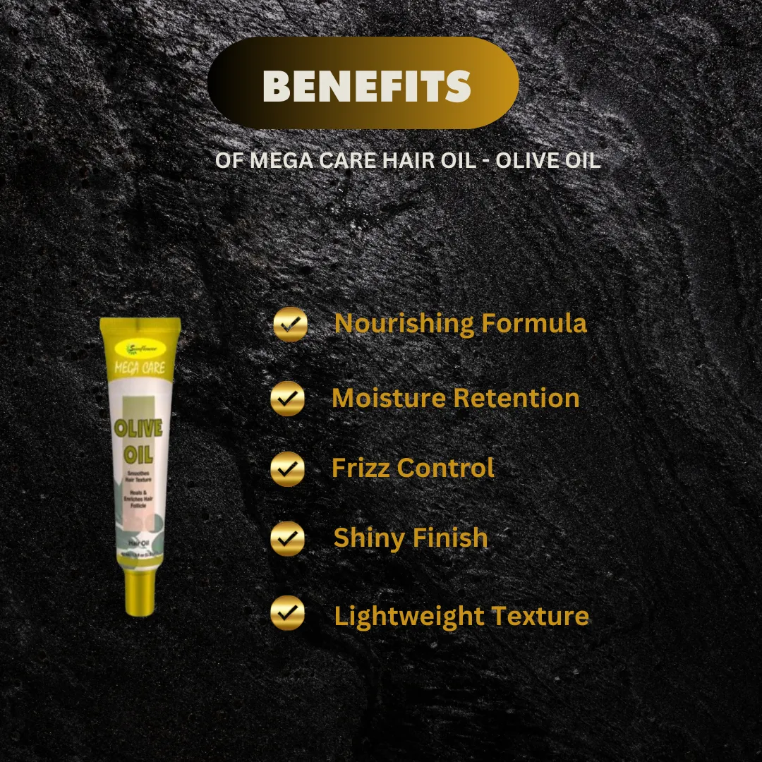 Mega Care Hair Oil - Olive Oil 1.4 oz