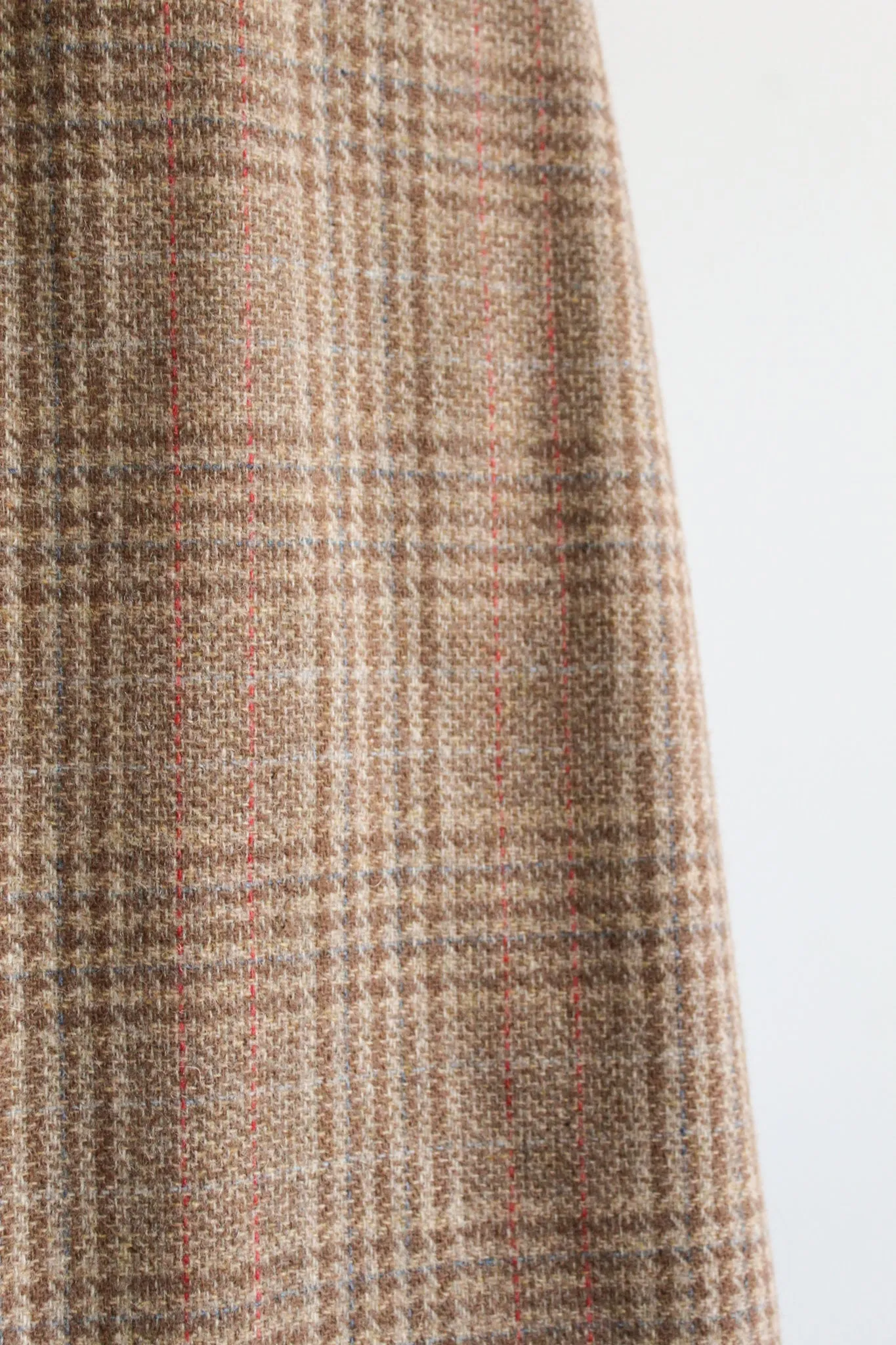 notting hill plaid wool skirt