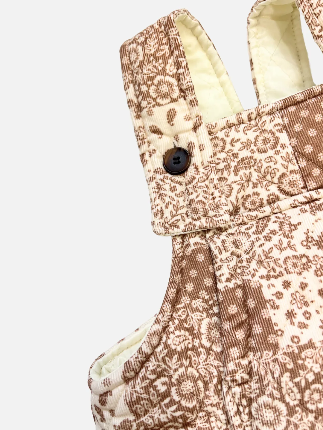 PADDED CORDUROY OVERALL