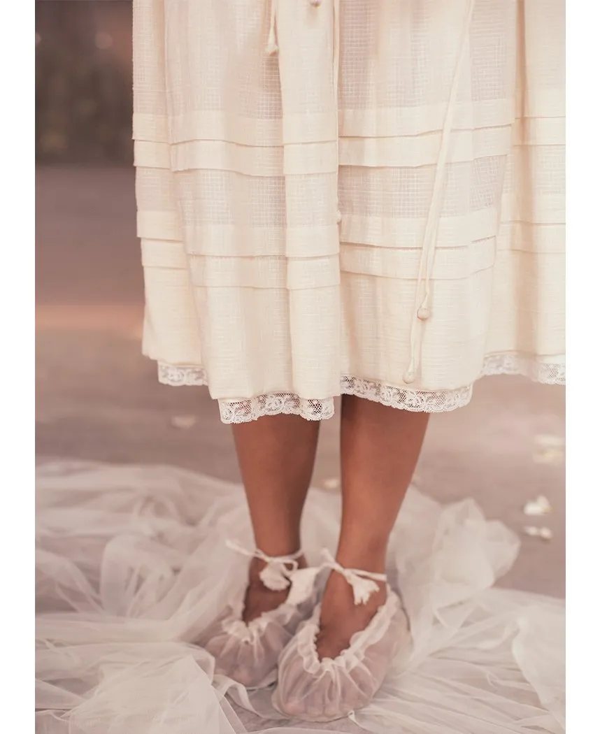 Pansy Peasant Skirt