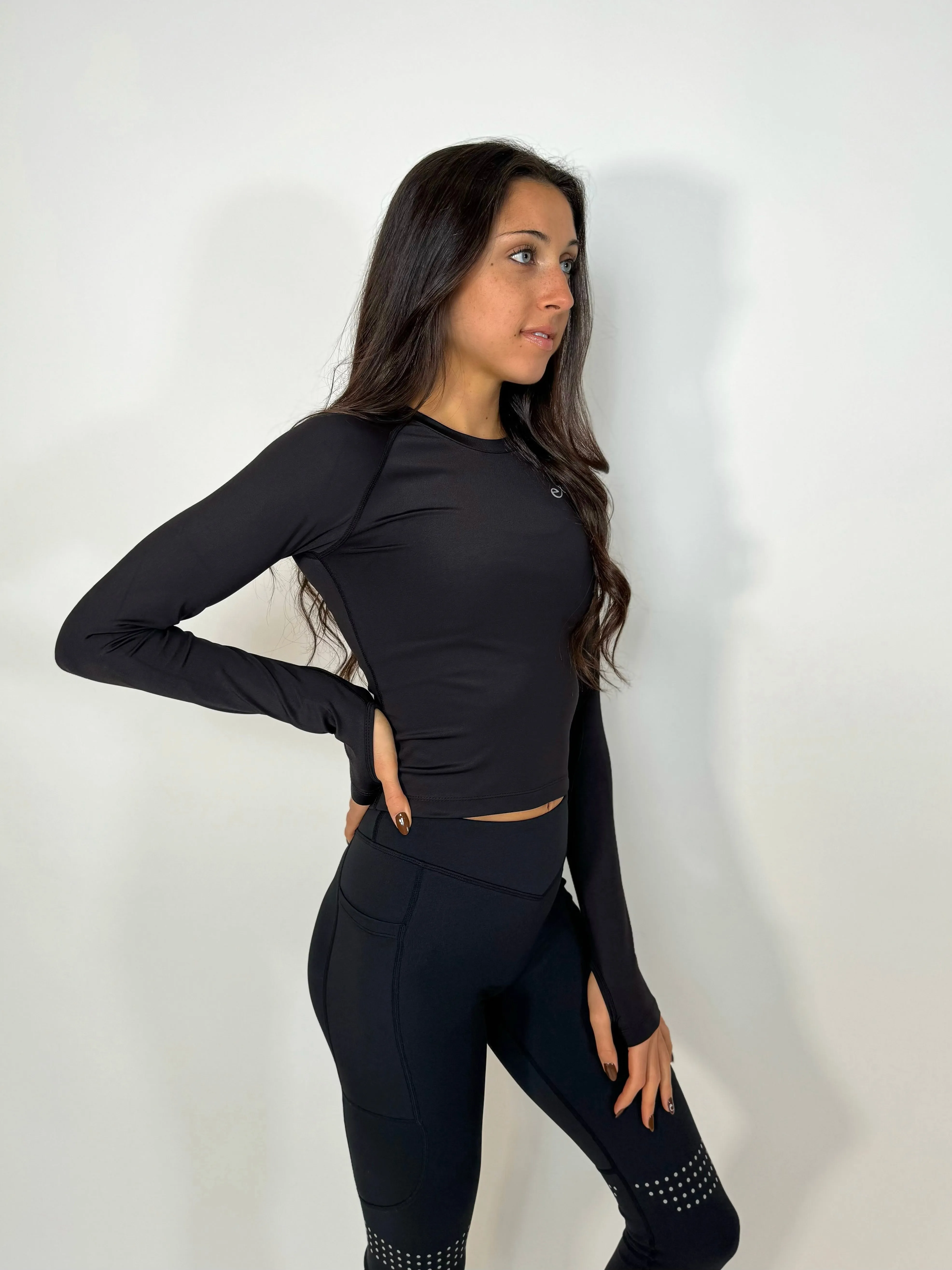 Performance Long Sleeve- Midnight Black