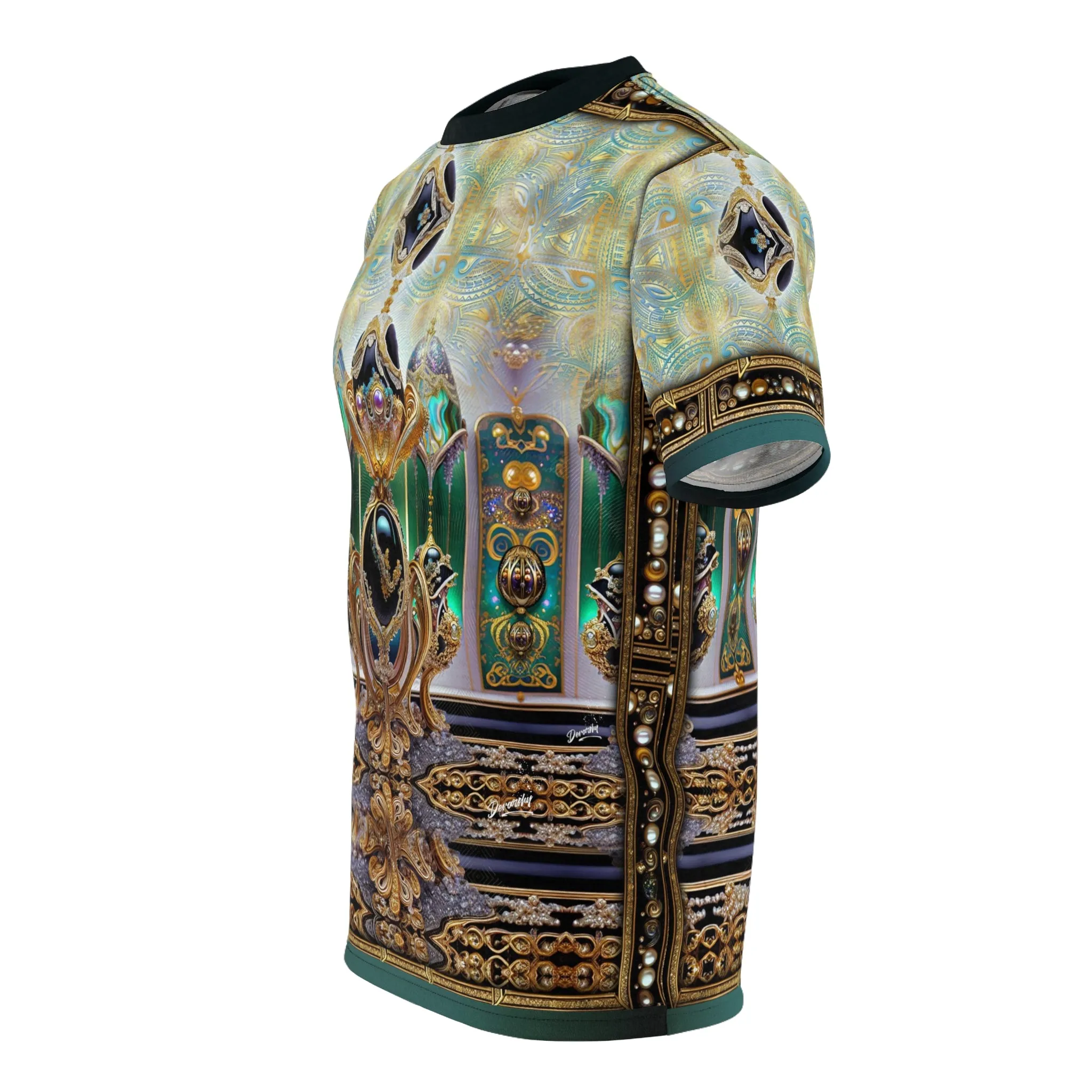 Precious Emerald T-Shirt Unisex All Over Print Tee Gemstone Unisex T-Shirt | D20216