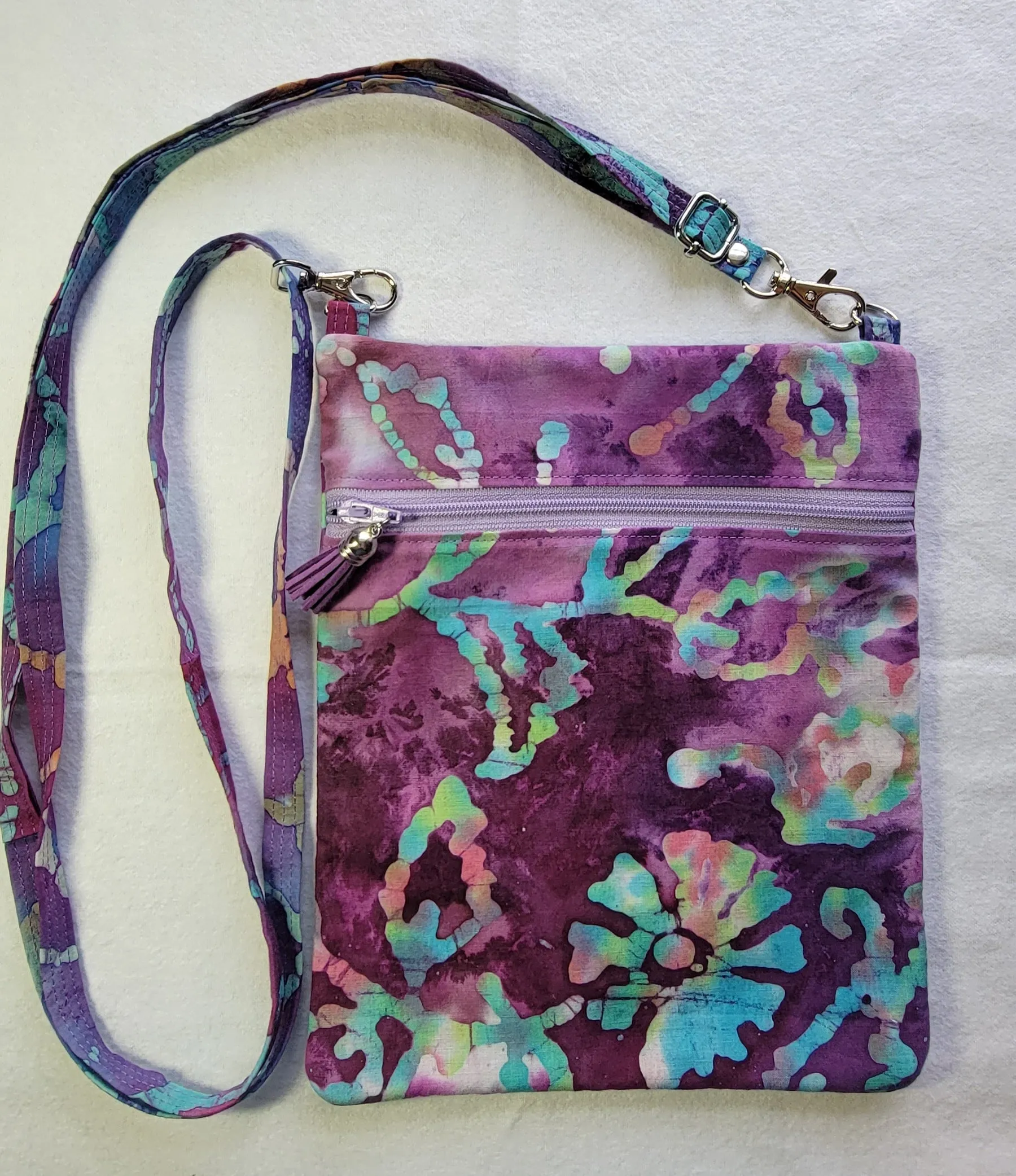 Purple Flower Batik