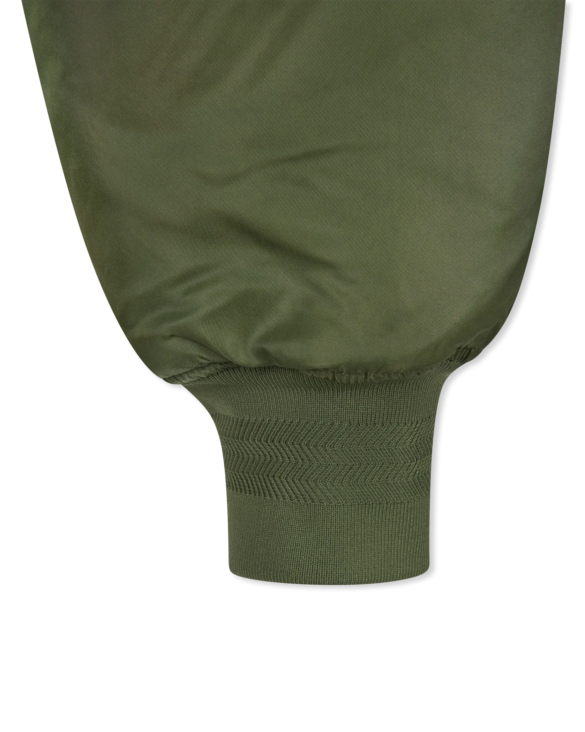 Satin Zip Front Bomber