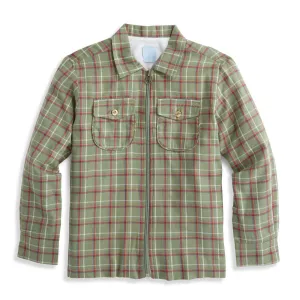 Shirt Jacket -- Hunter Plaid