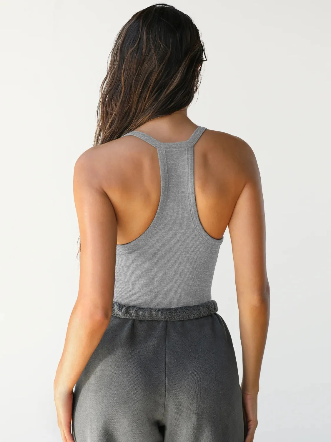 Shoreline Boutique Wide Strap Scoop Neck Tank