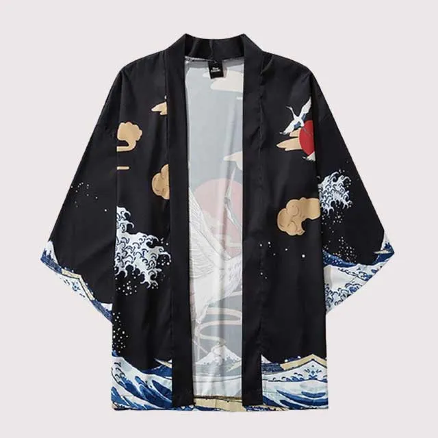 Short Kimono Vest for Men