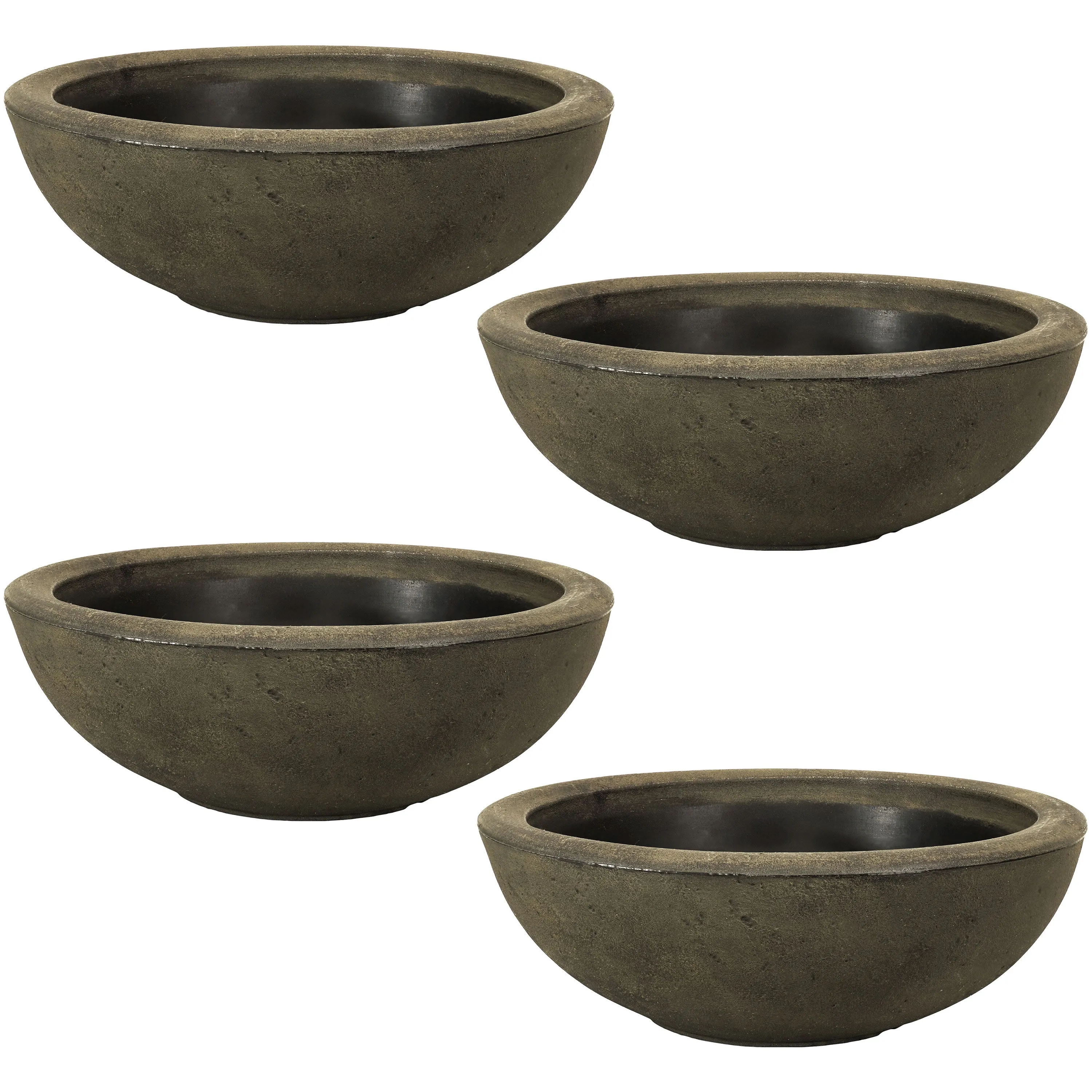Sunnydaze Percival Polyresin Outdoor Planter Pot - 20.75"