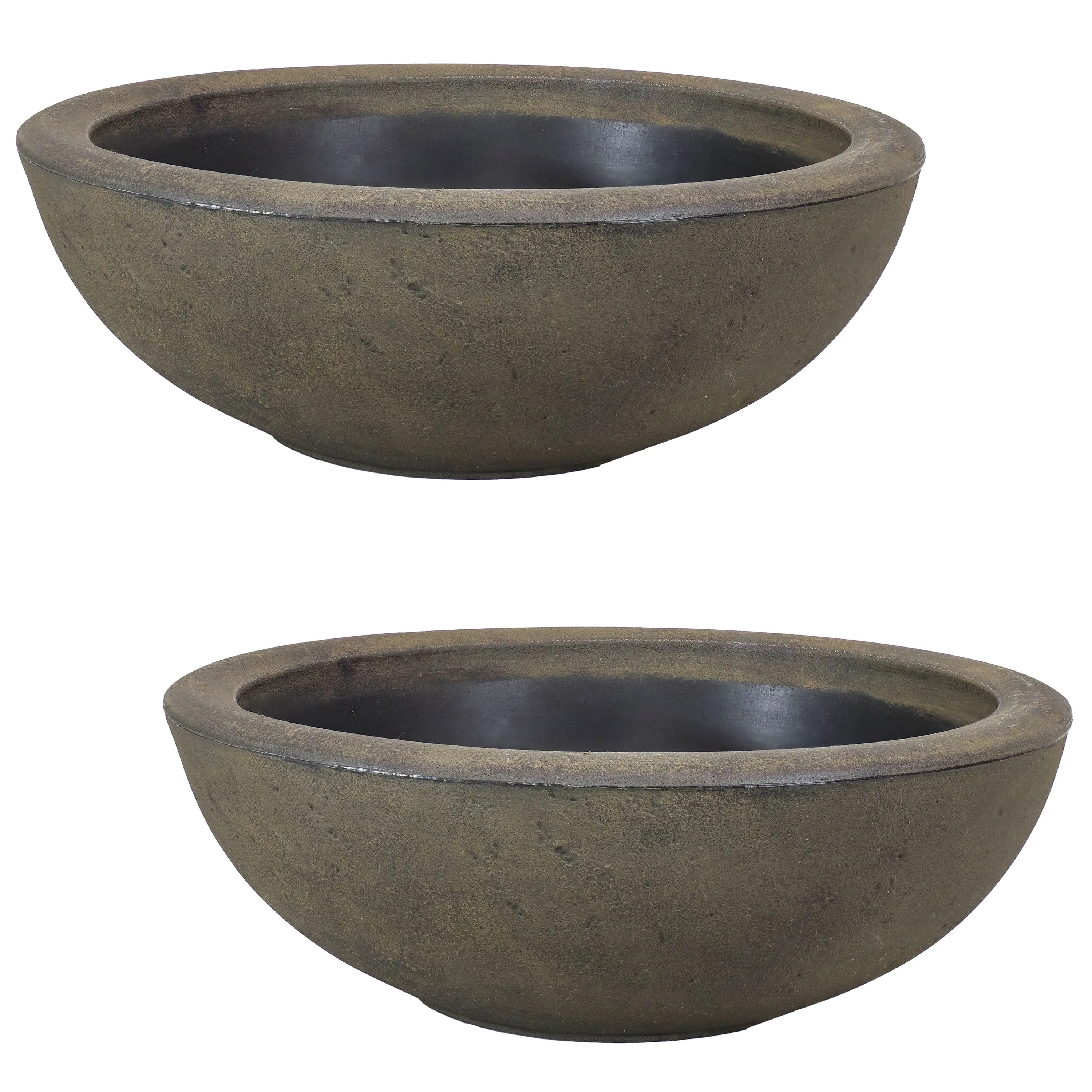 Sunnydaze Percival Polyresin Outdoor Planter Pot - 20.75"