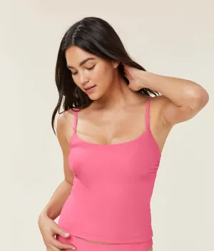 The Longline Swim Tank - Glossy Eco Nylon - Blossom (Archive)