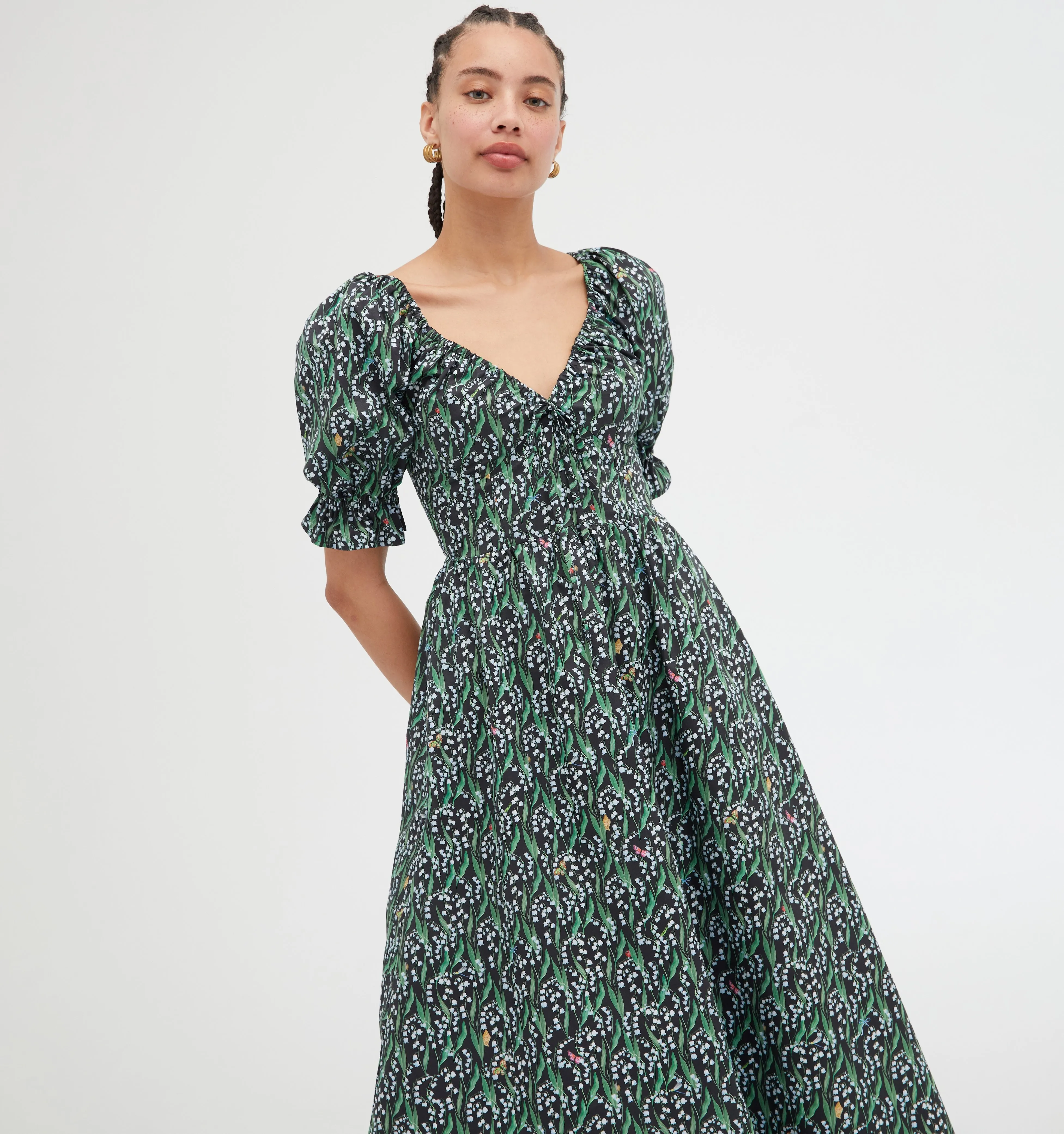 The Ophelia Dress - Black Lily of the Valley