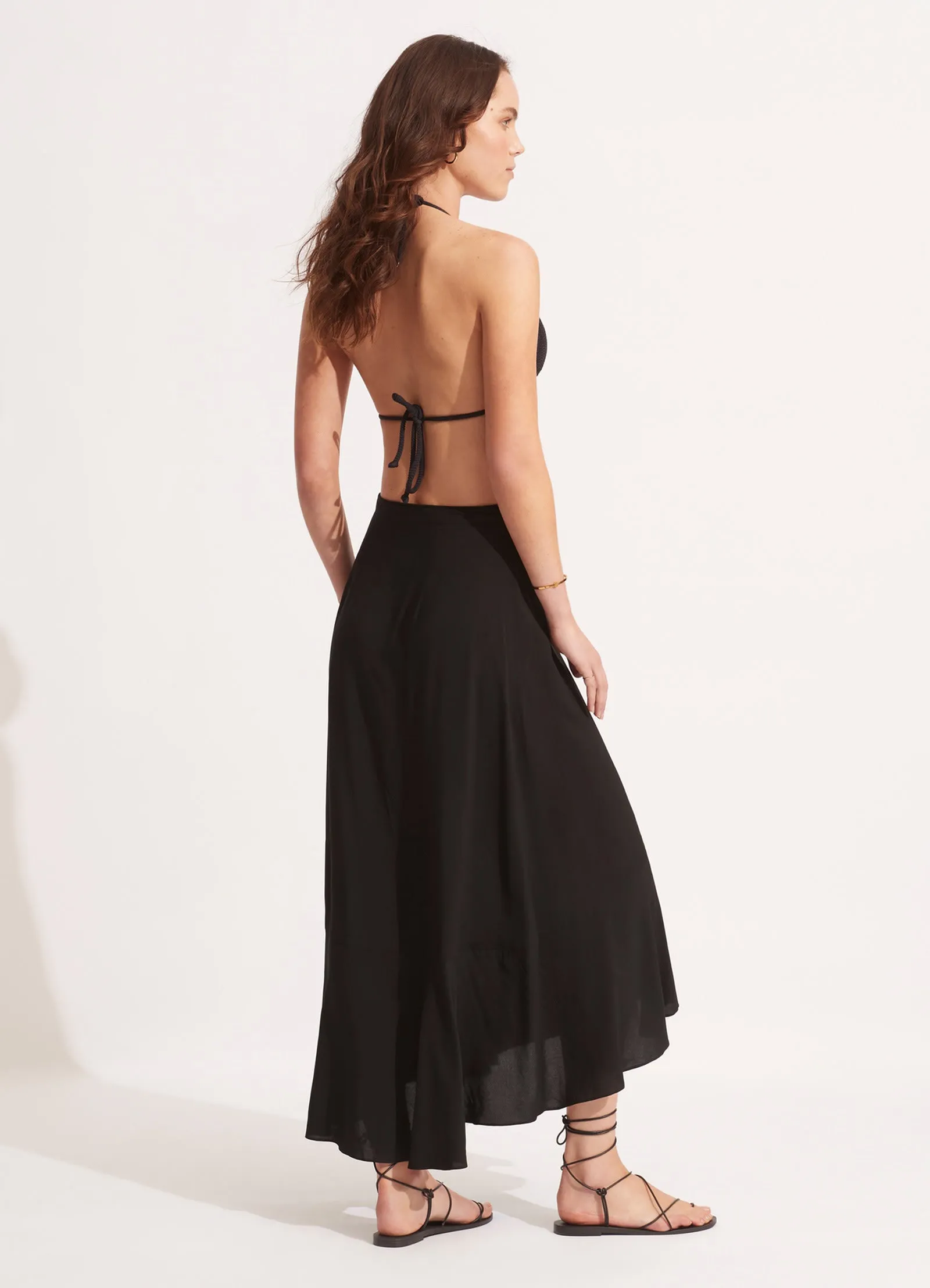 The Wrap Skirt - Black