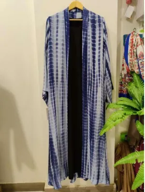 Tie n Dye Kimono - Ink Blue