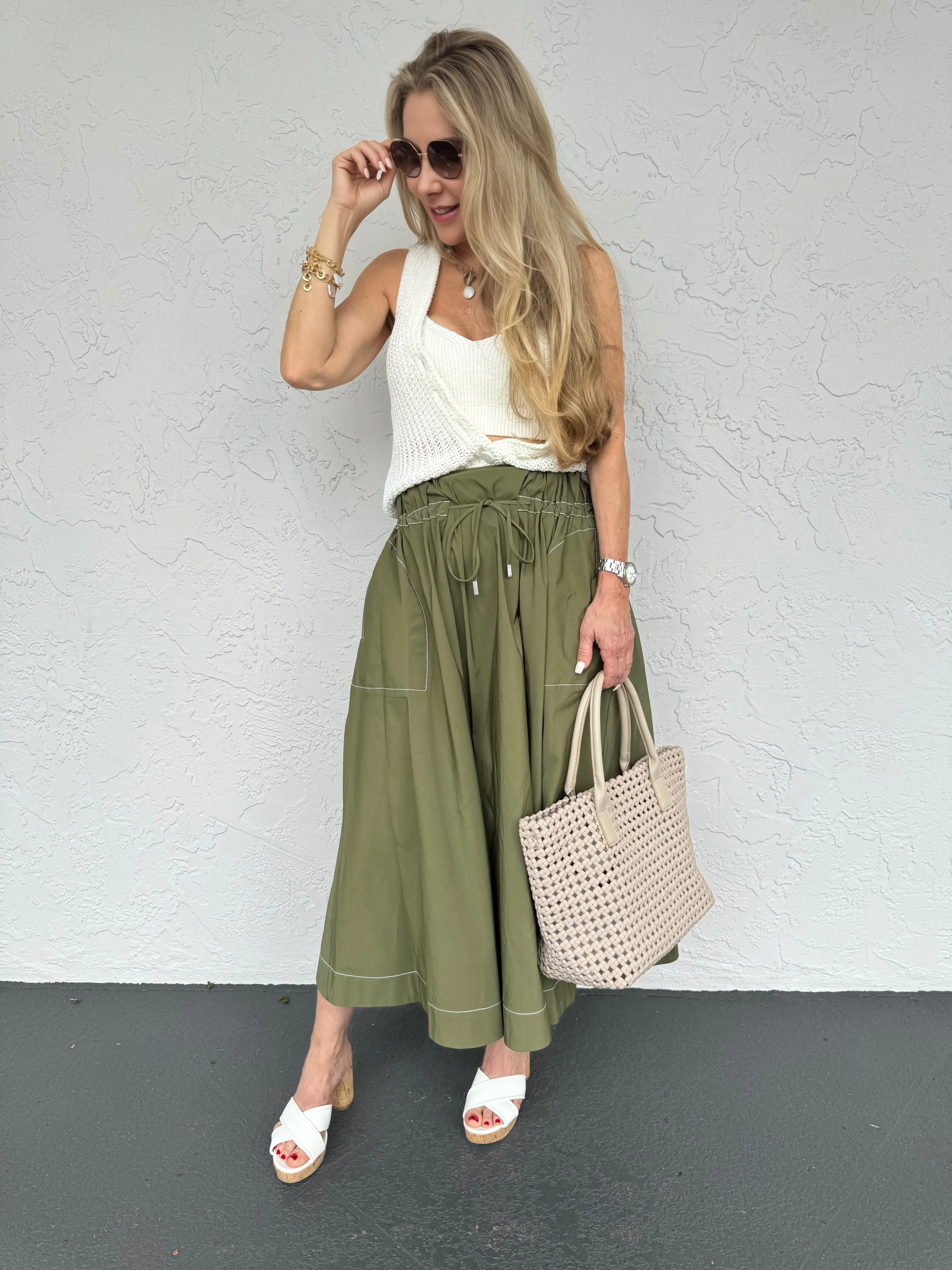 Tona Midi Skirt