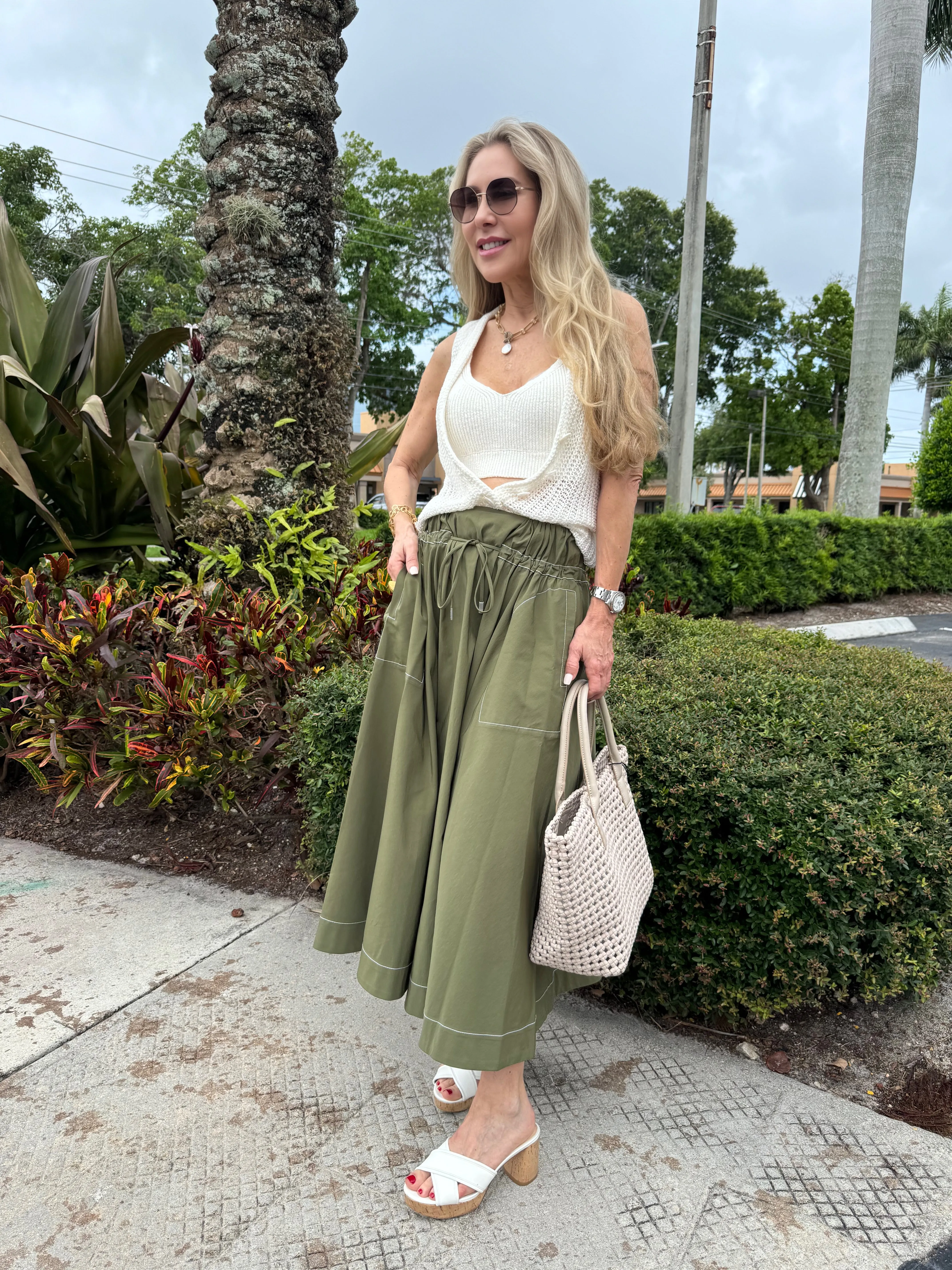 Tona Midi Skirt