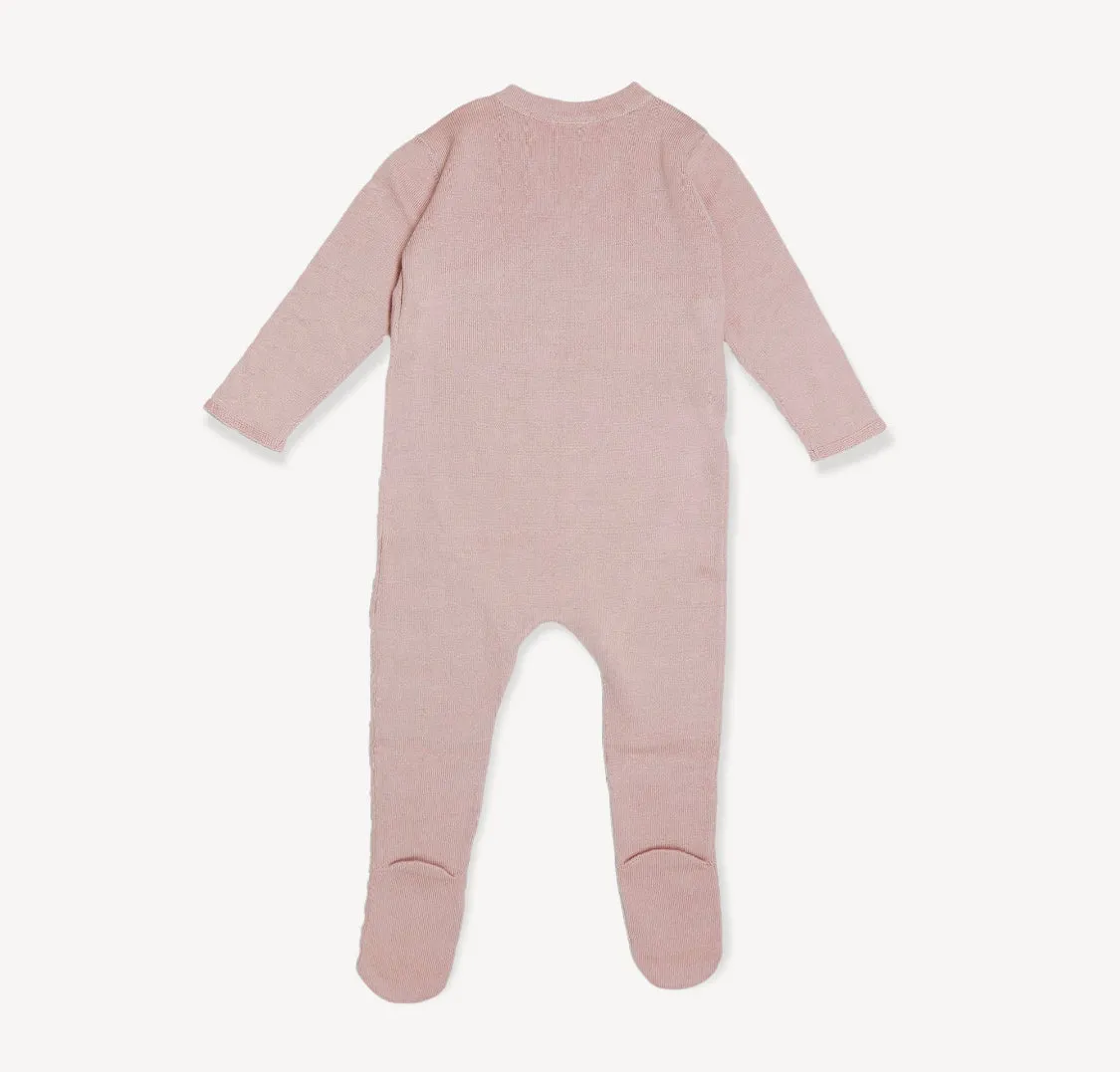 Viverano Organics Milan Sweater Knit Baby Kimono Footie