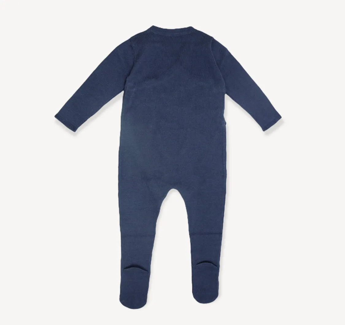 Viverano Organics Milan Sweater Knit Baby Kimono Footie