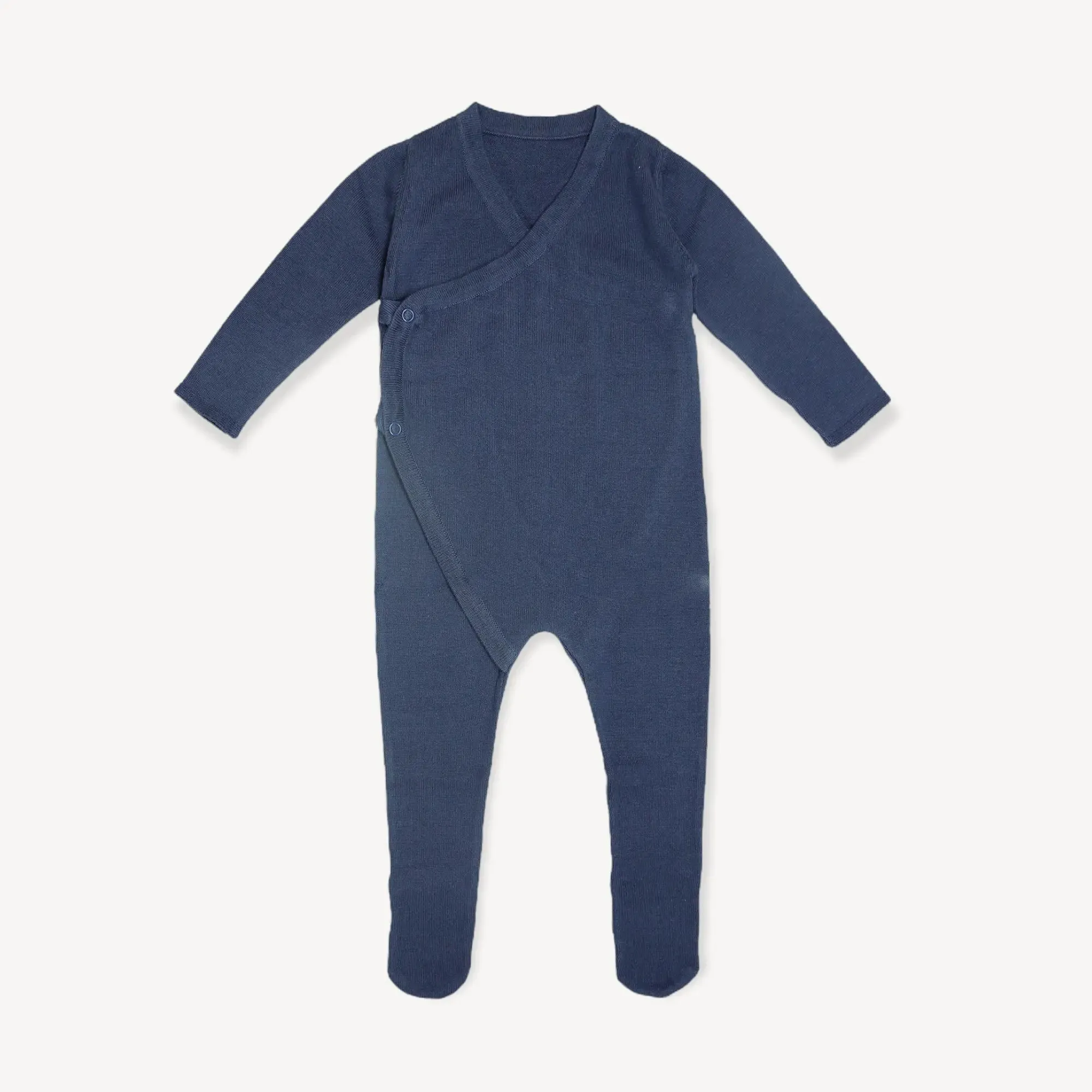 Viverano Organics Milan Sweater Knit Baby Kimono Footie
